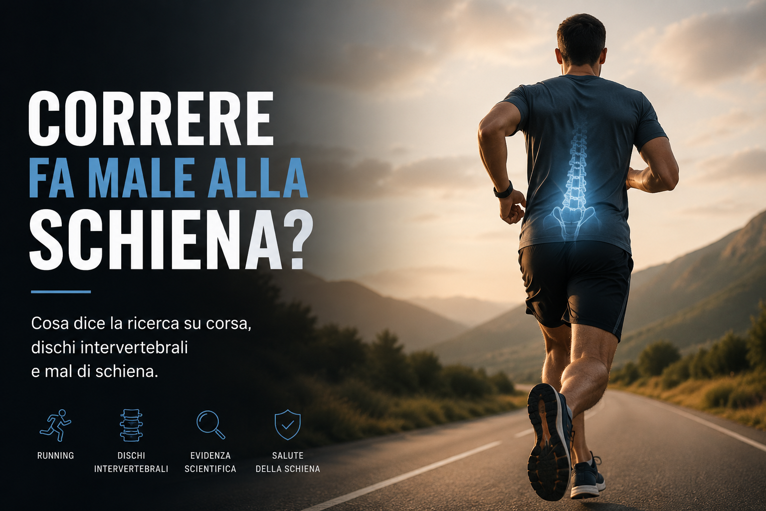 Correre fa male alla schiena?